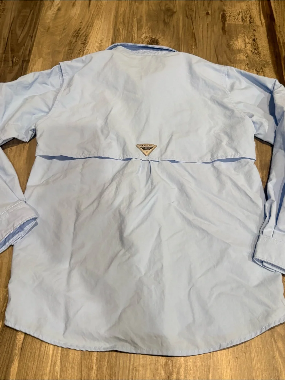 Columbia Youth PFG Fishing Vented UV Protection LS Shirt SZ L (10/12)
